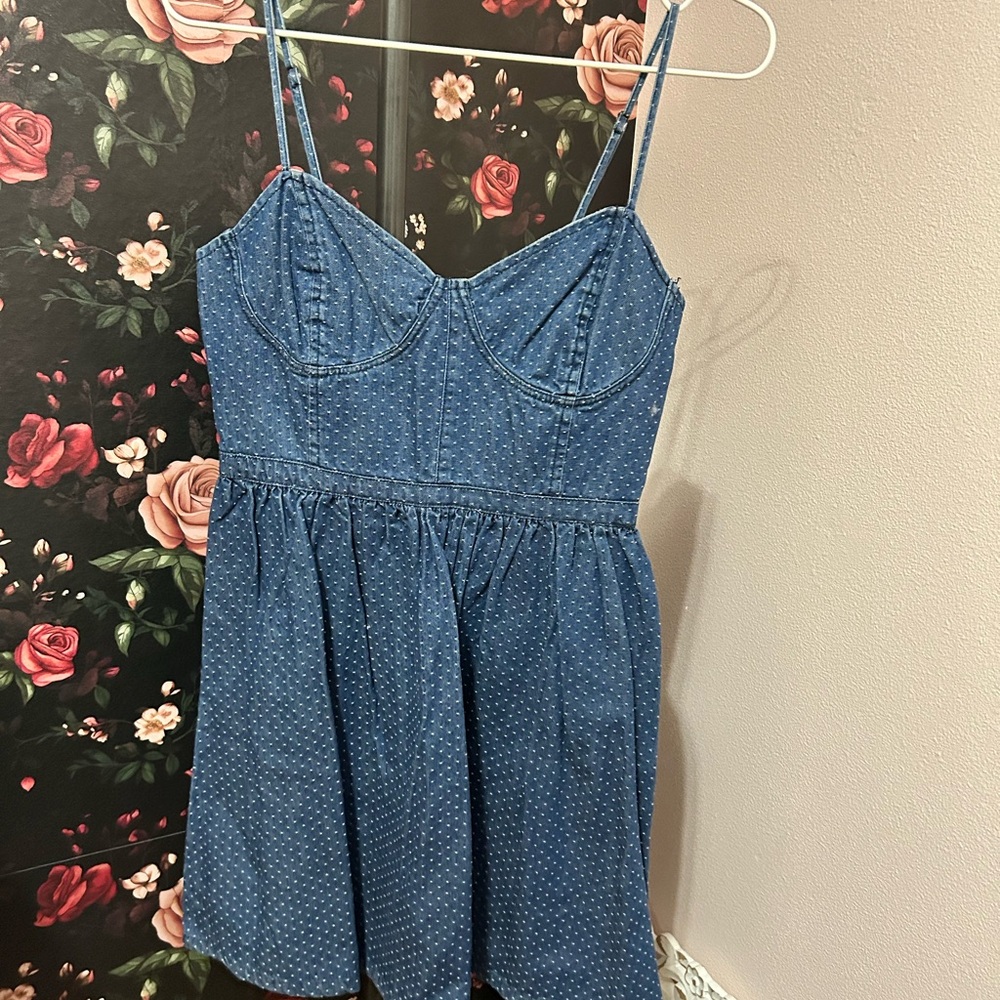 Free People Indigo Denim Dress
